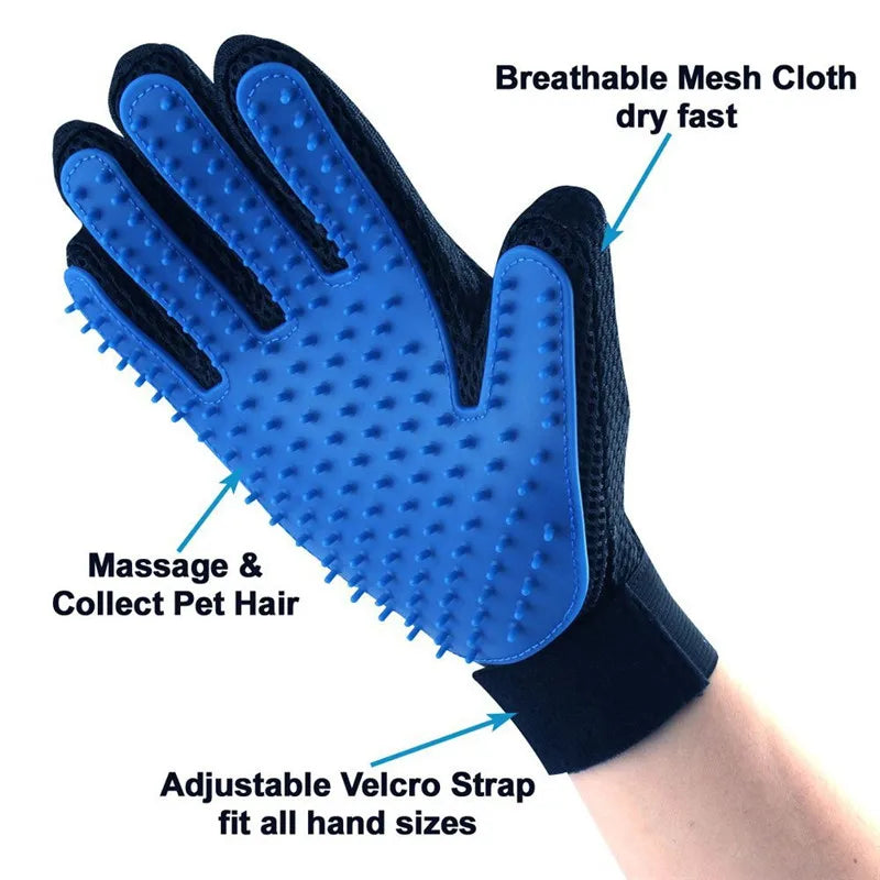 Pet Bath Brush Protection Silicone Cat Comb Glove Massage Grooming Dogs Cats supplies