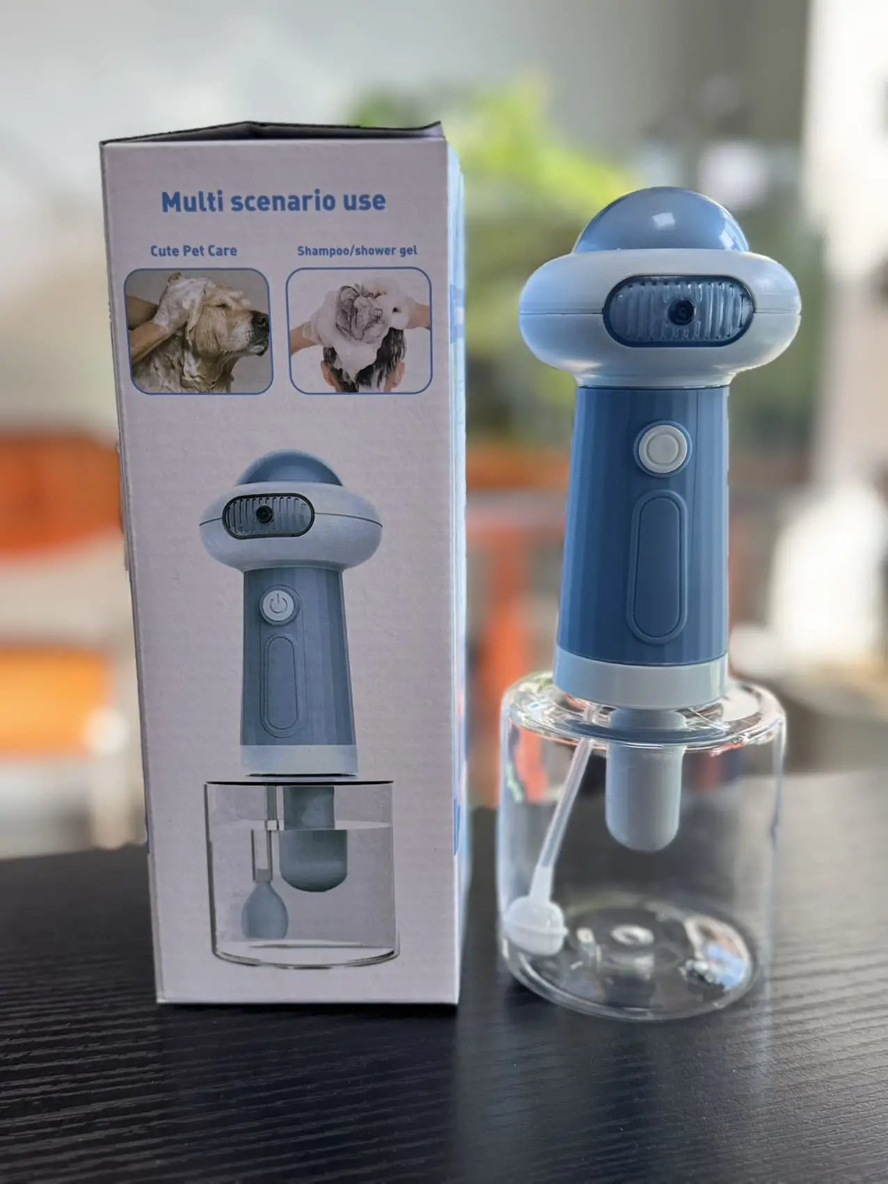 Pet Shampoo Foam Machine 2nd Gen Bubble Maker for Dog Cat Bathing with Lather Generator