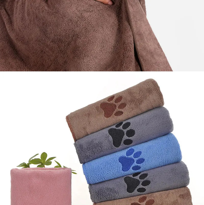 Microfiber Pet Bath Towel