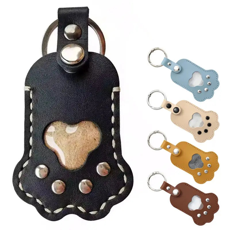 Commemorative Pet Hair Storage Bag Keychain