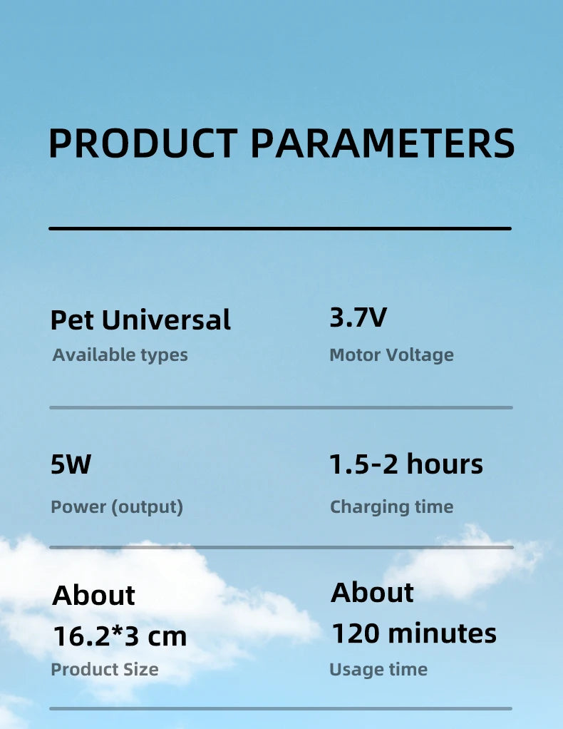 Pet Dog Electric Groomer Trimmer