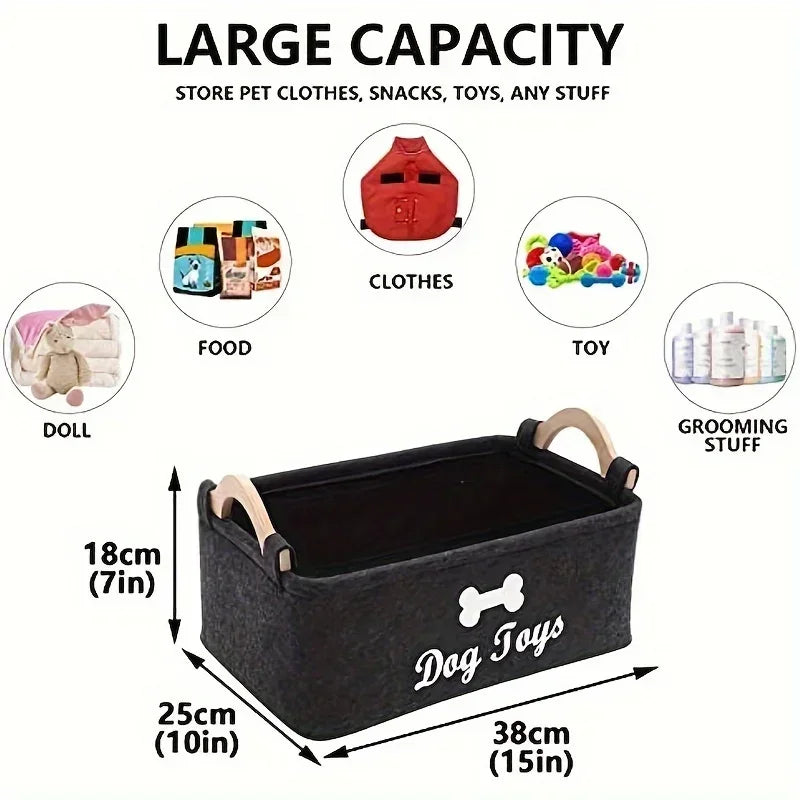 Pet toy box, dog toy box
