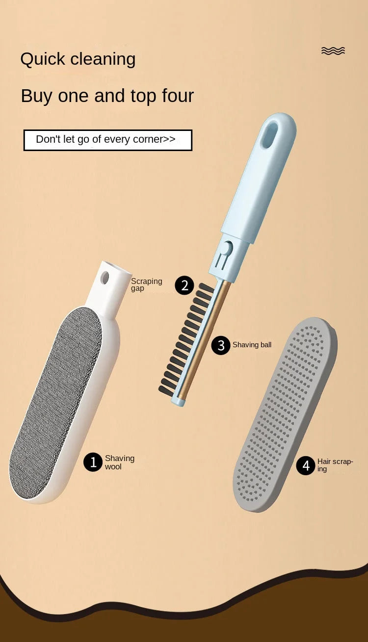 4-in-1 Pet Hair Remover Brush Set