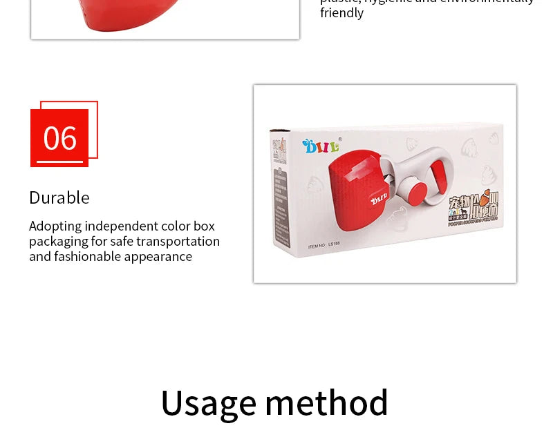 Pet Poop Picker Portable Scooper