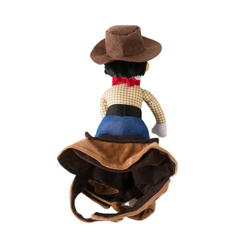 Cowboy Rider Dog Costume Funny Halloween Dogs