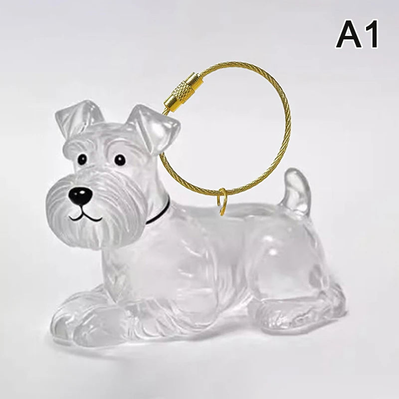 Clear Pet Hair Memorial Keepsake Capsule