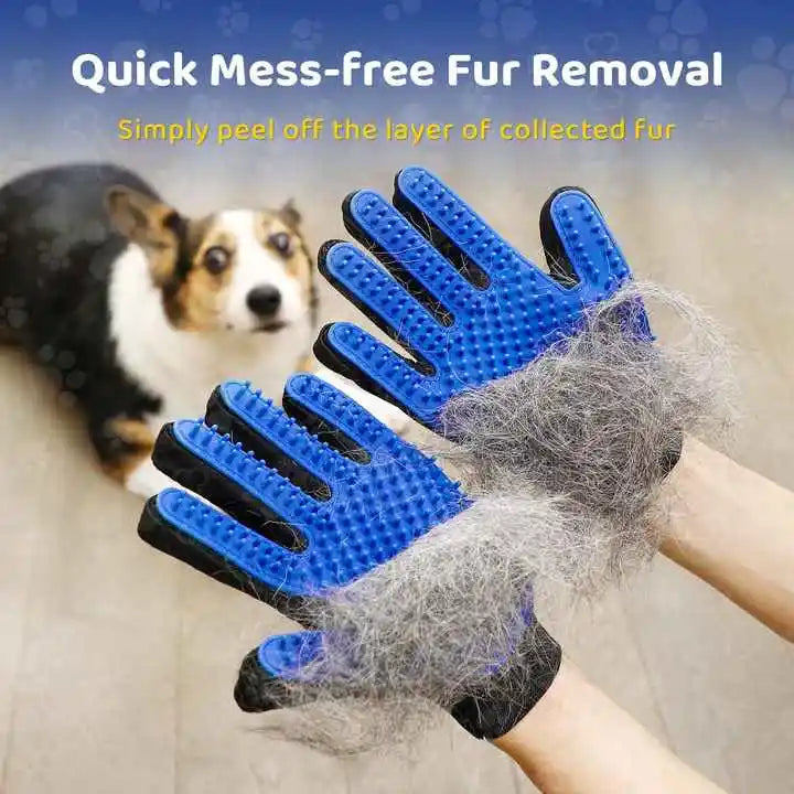 Pet Bath Brush Protection Silicone Cat Comb Glove Massage Grooming Dogs Cats supplies